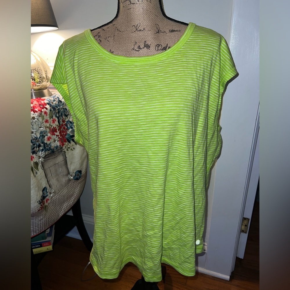 T by Talbots Short Sleeve Cotton T-Shirt Top - Size 2X